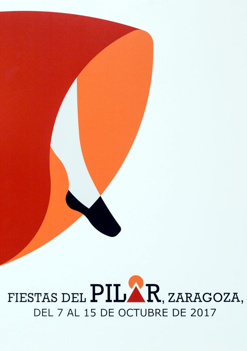 'A la J, Jota', cartel de las Fiestas del Pilar 2017