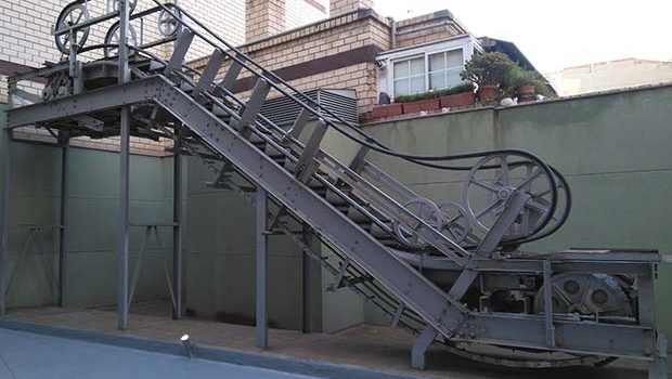 Las curiosas escaleras mecánicas de 1936 siguen conservadas en nuestra ciudad.