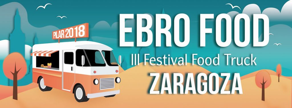 III Festival de Food Trucks - Banner anunciador del Ebro Food, el III Festival de Food Trucks