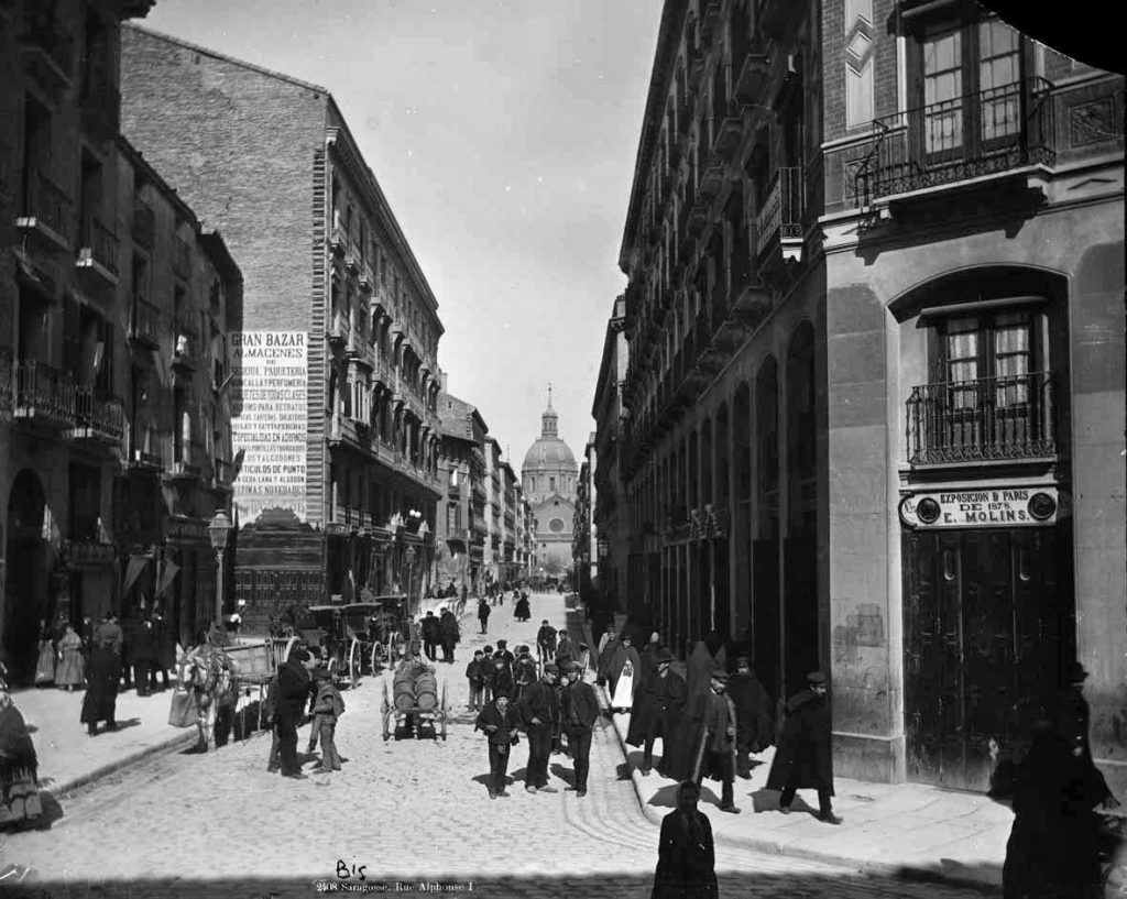 Fotografias antiguas de zaragoza - calle alfonso