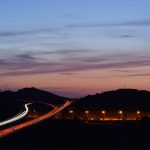 Fotografía de Zaragoza con larga exposició