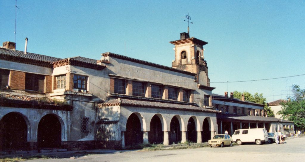 Antigua Estación Delicias en la avenida Navarra en 1988