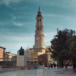 Plaza del Pilar con La Seo al fondo, Zaragoza