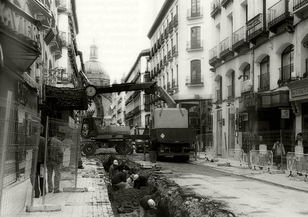 Proceso de peatonalización de la calle Alfonso I de Zaragoza