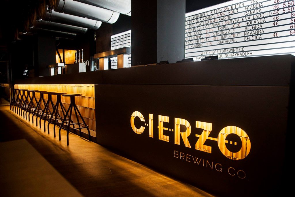 La fábrica y restaurante de Cierzo Brewing situados en pleno centro de Zaragoza