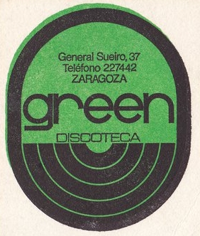 Discoteca Green, la que más duró en la noche de Zaragoza