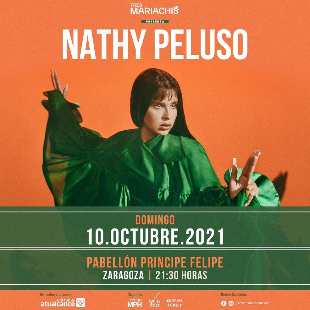 Concierto de Nathy Peluso en el Príncipe Felipe en las Fiestas del Pilar 2021 en Zaragoza