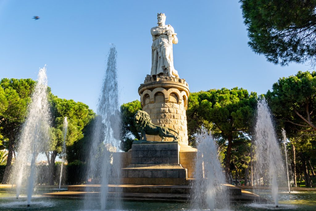 Foto de David Vives - Estatua de Alfonso el Batallador en el Parque Grande de Zaragoza